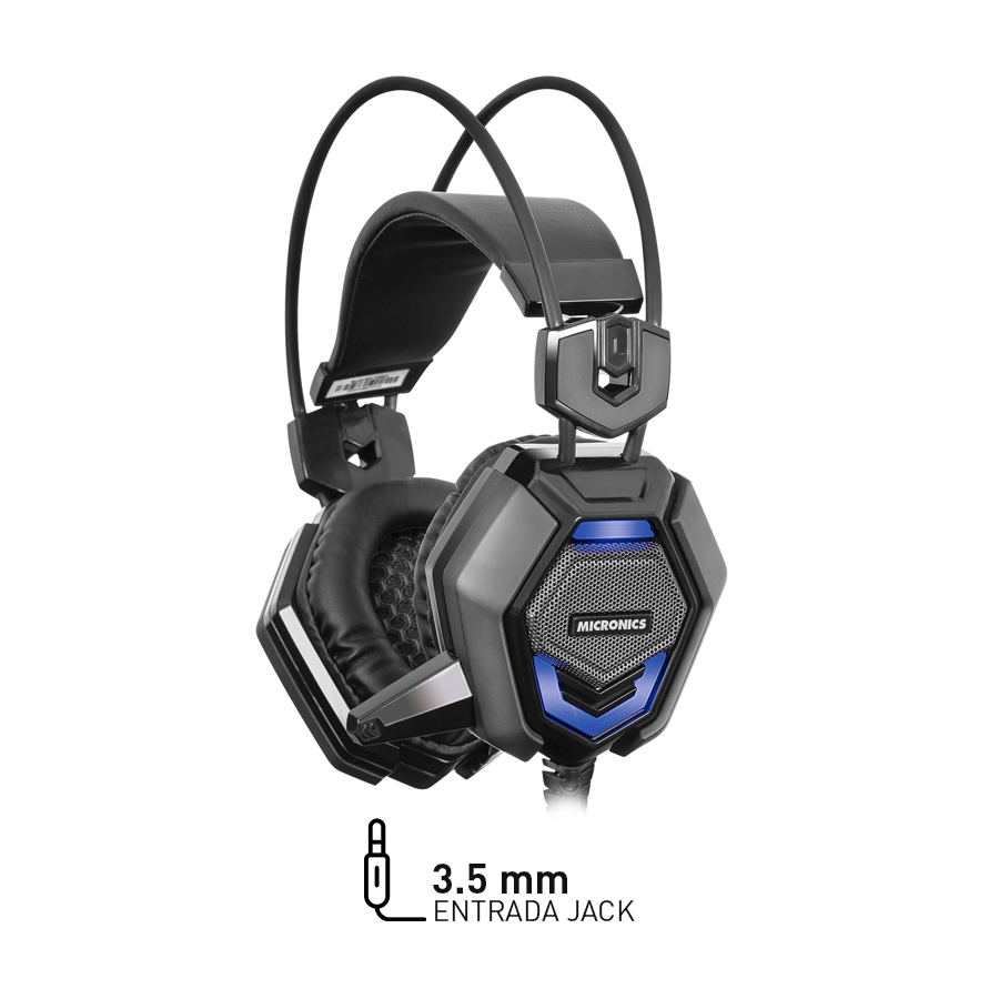 Audifonos Con Microfono Doble Jack 3.5mm para PC y Laptop Auricular vincha