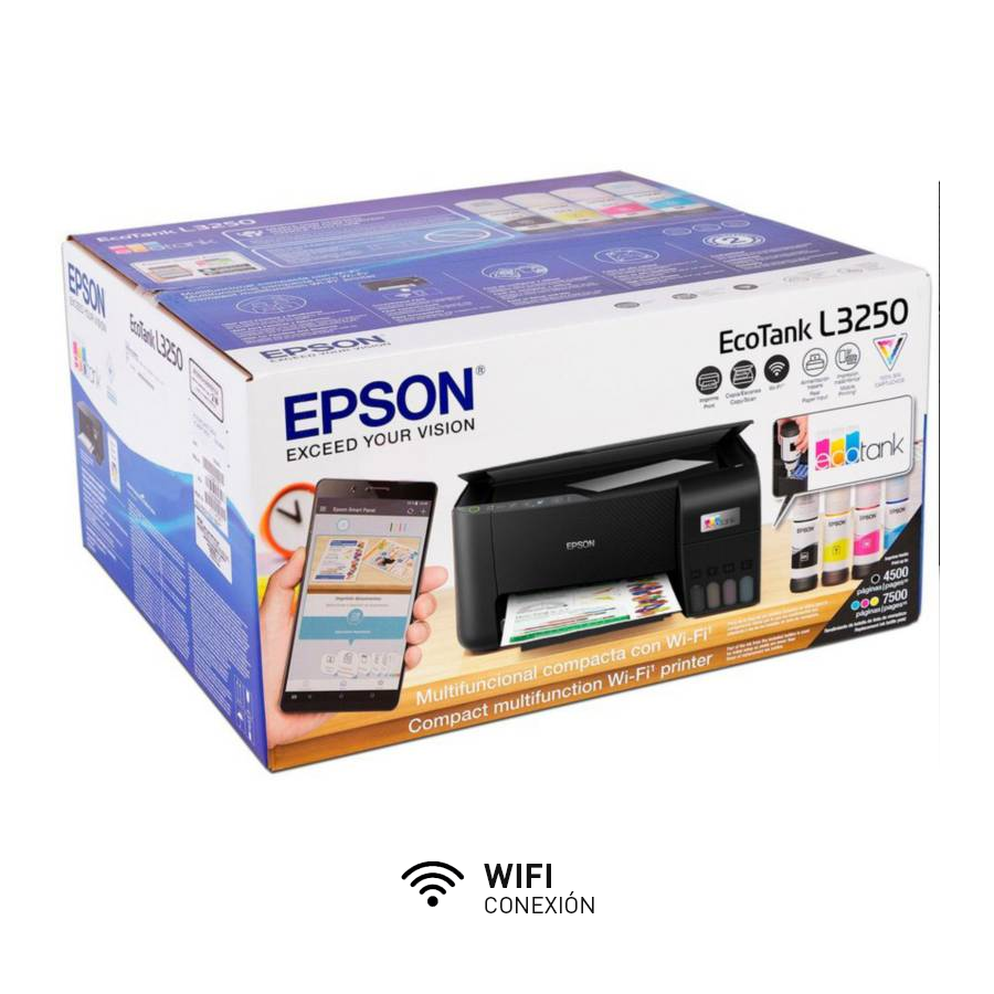 Impresora Multifuncional Epson EcoTank L3250 – Copiadora